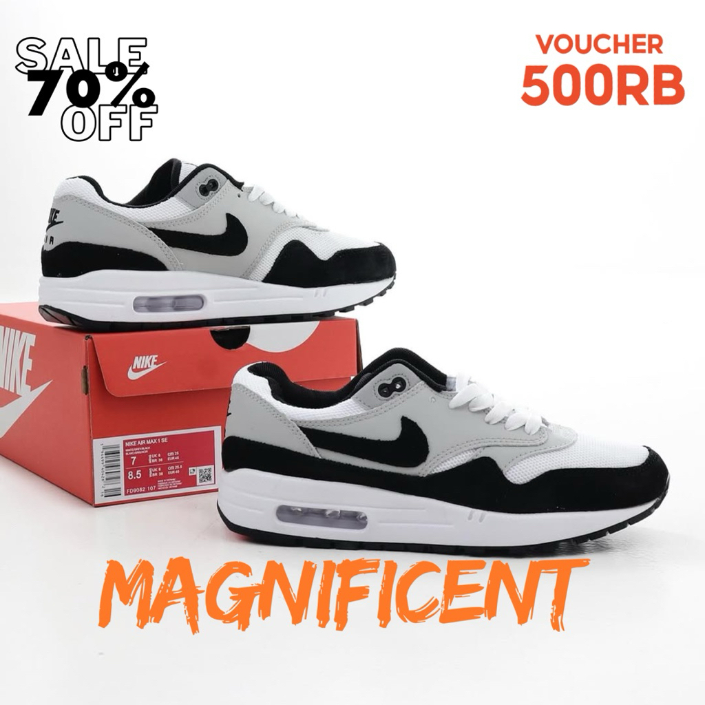 Nike Air Max 1 White Black