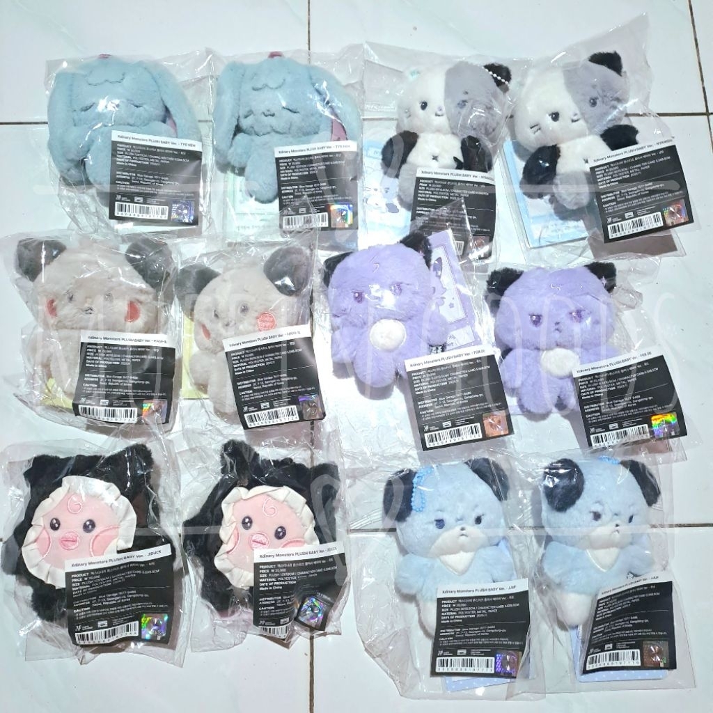 [READY STOCK] XDINARY HEROES MONSTERS BABY PLUSH ver JJUF FOX.DE NYANGDUU TYONEN JIDUCK HAM-IL HAMIL