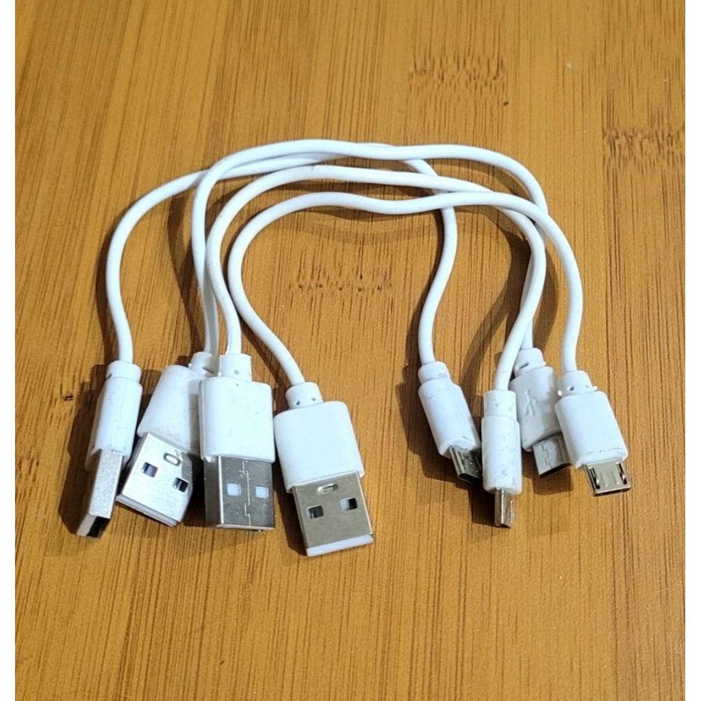 kabel pendek powerbank casan hp android usb