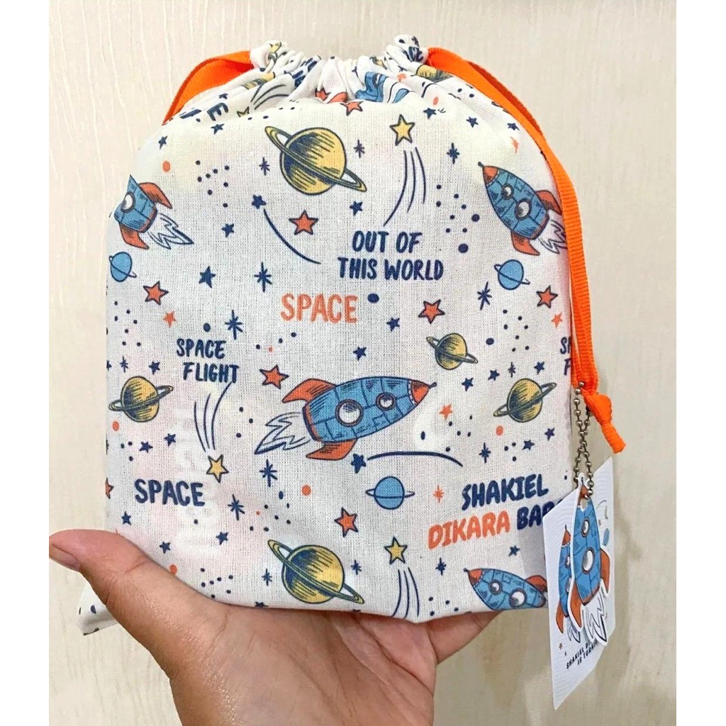 Custom Pouch Serut Souvenir Ulang Tahun