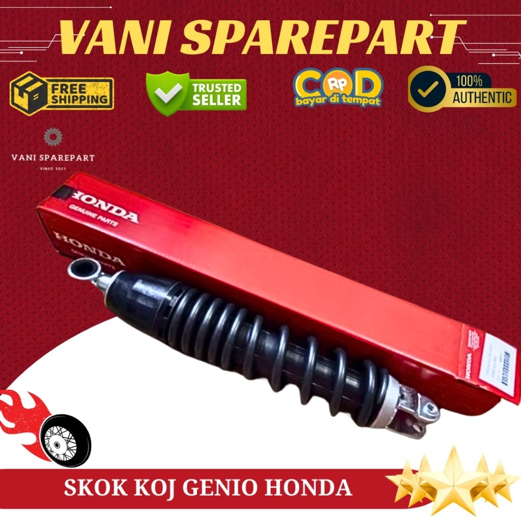 SKOK SHOCKBREAKER BELAKANG GENIO BEAT LED BEAT NEW DELUXE K0J ORI HONDA