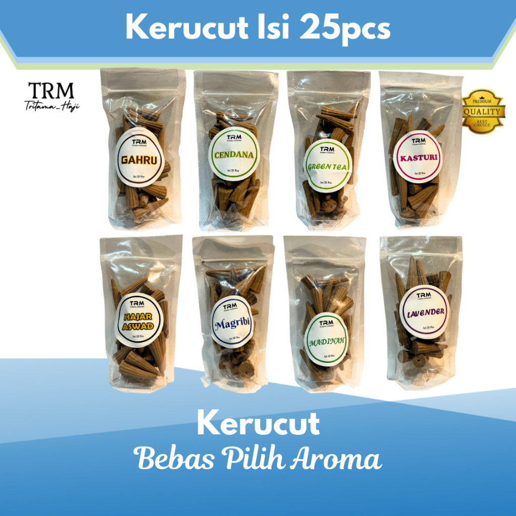 Dupa Kerucut Kayu Gaharu Aroma Terapi Isi 25 Pcs, Pilihan Aroma Oud Lavender Rose