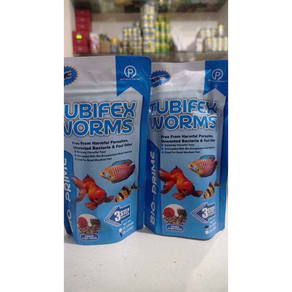 PAKAN IKAN CACING SUTERA / CACING KERING TUBIFEX