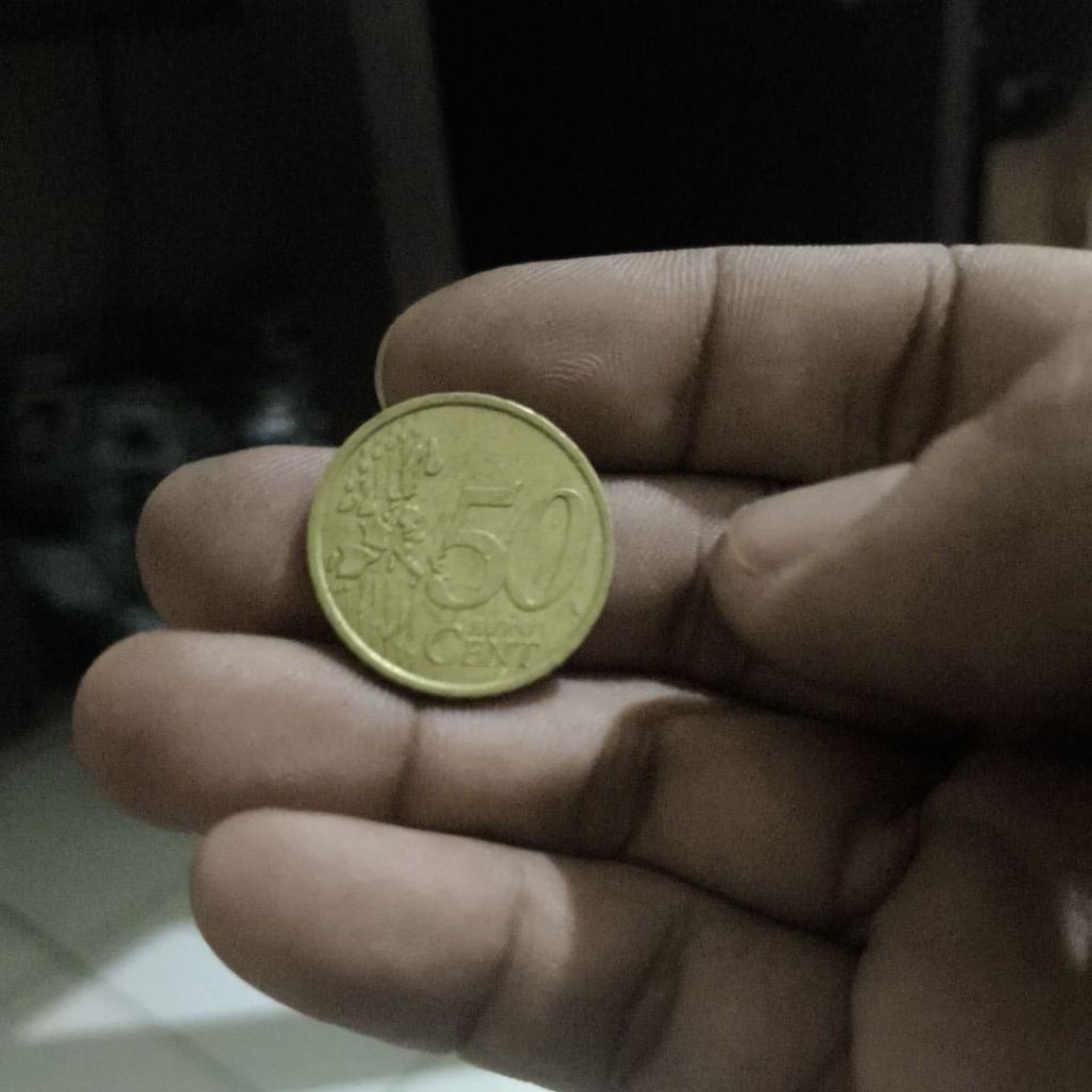 koin 50 euro cent tahun 2002