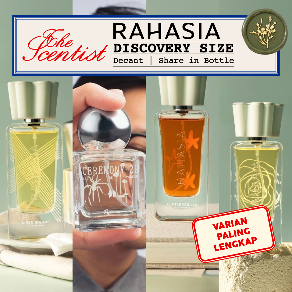 Rahasia Beauty - Discovery Set | Gentle Vanilla First Rose Linen Solace Glazed Cheri Toasted Cheri N
