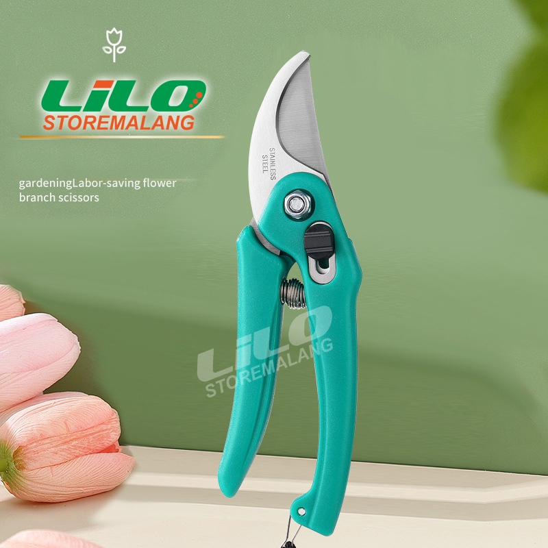 Gunting Dahan Taman ranting Bunga Bonsai tipe Bengkok Hijau L34