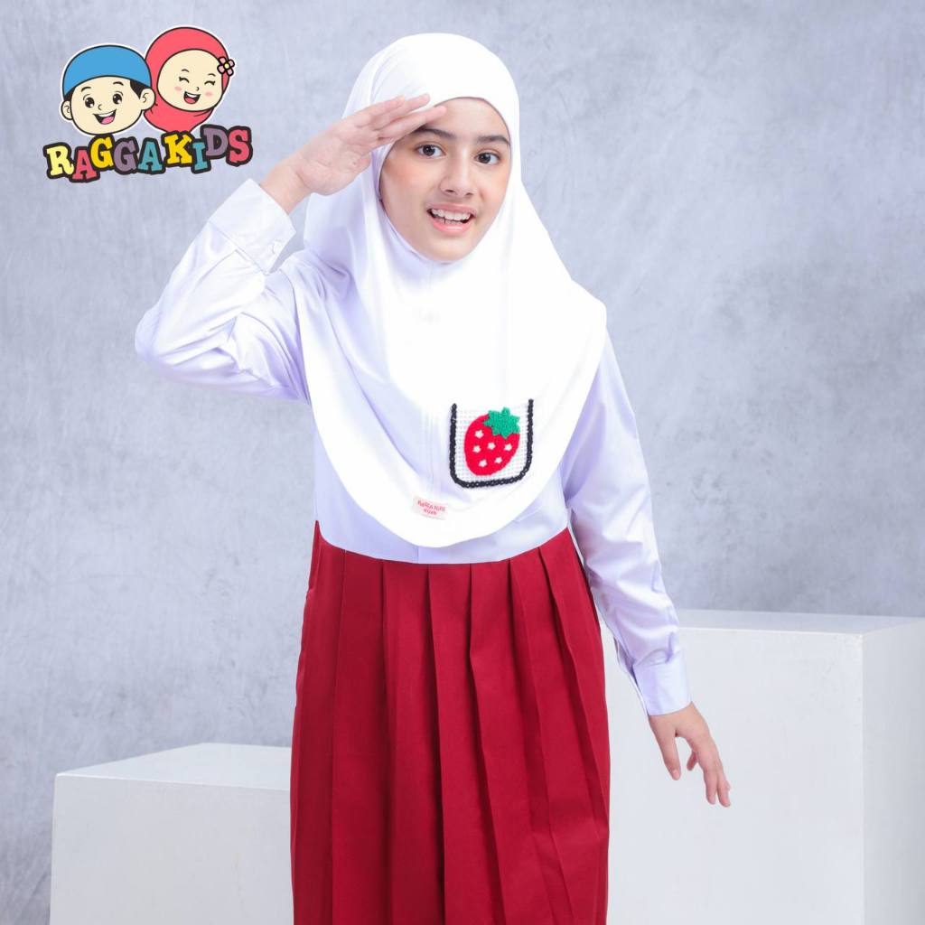 Raggakids + Jilbab Pocket Lucu + Jilbab Insta Anak TK, SD, SMP + Bergo Instan Anak Arumi Hijab
