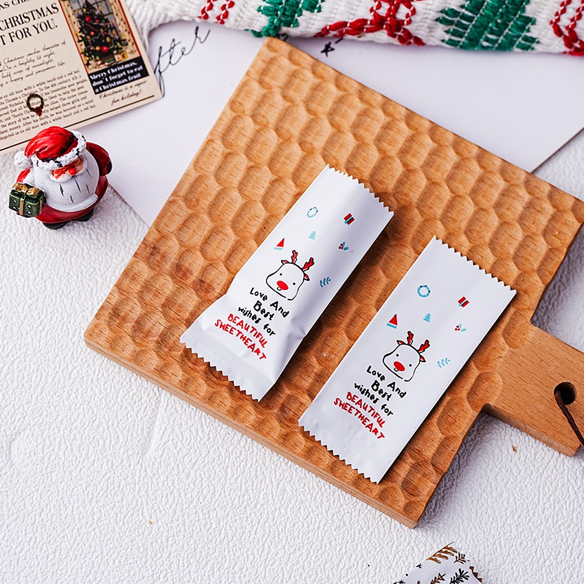 100pc Plastik Packing Permen Nougat Cookies Nastar 4x9,5cm - Plastik Kemasan CANDY BAG