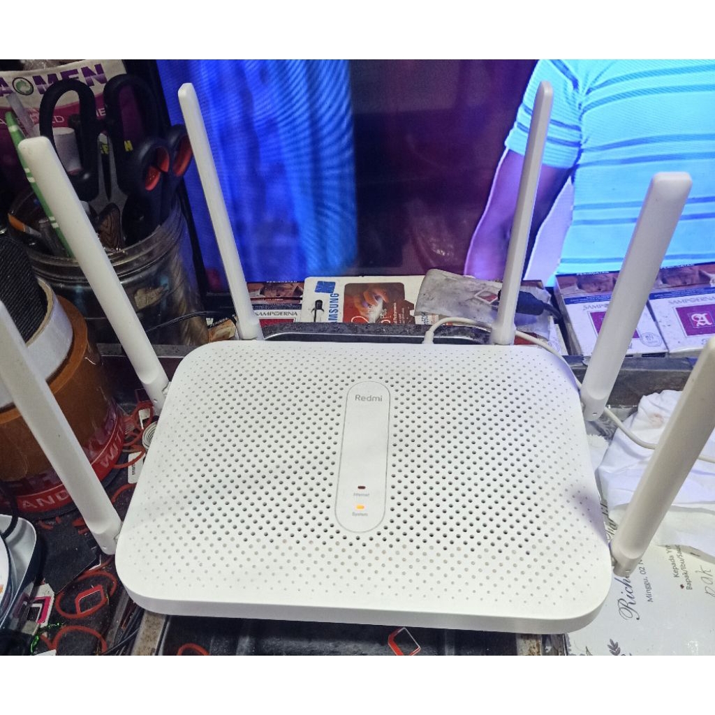MI XIOMI Redmi Router AC 2100 Dual Band 2,4Ghz-5Ghz 6 Antena.Second Normal(Unit+Adaptor)