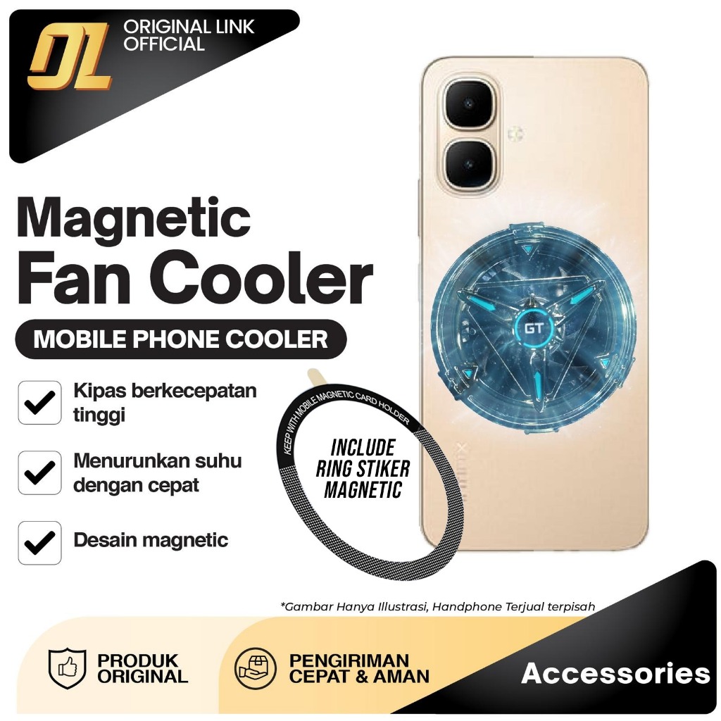 Infinix Fan Cooler MagSafe RGB Pendingin HP Magnetik Gaming