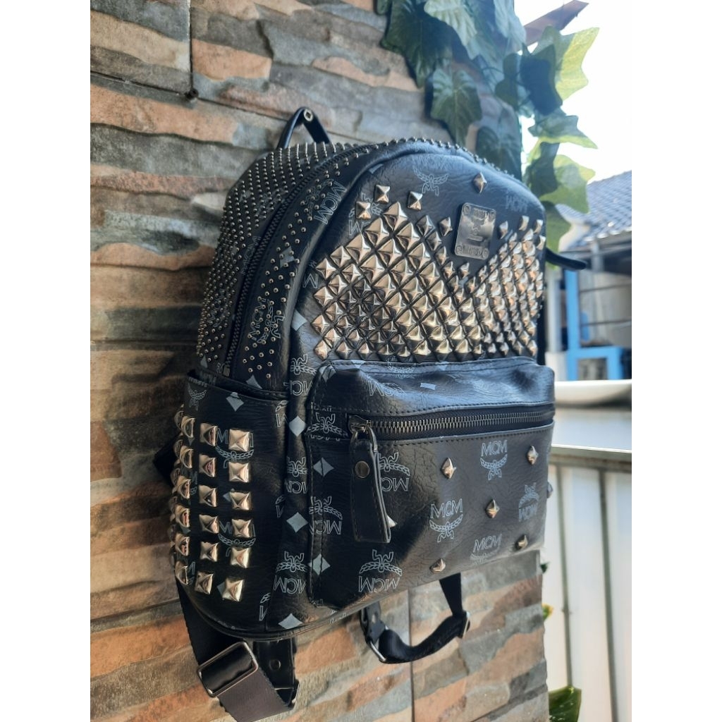 Ransel Hitam MCM - Tas Branded Original