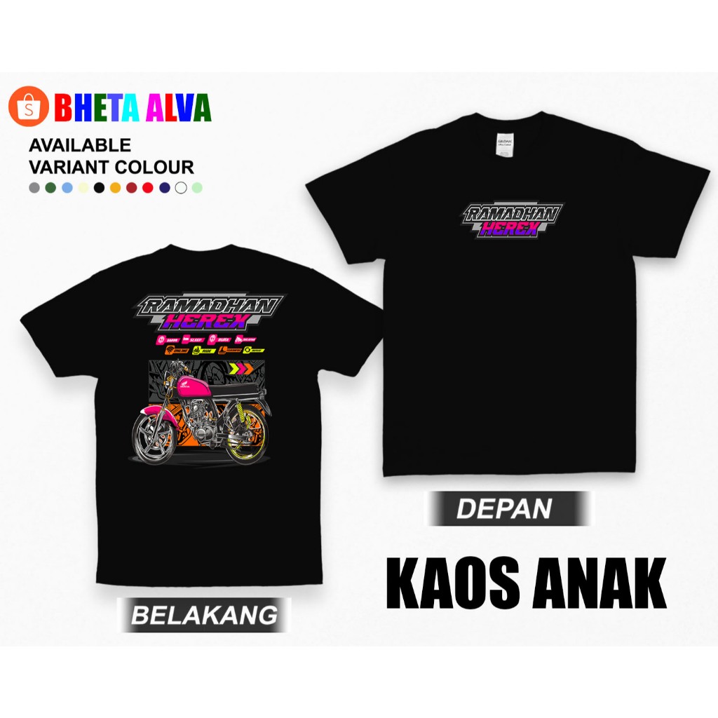 KAOS ANAK RAMADHAN HEREX KAOS RAMADHAN RACING ANAK