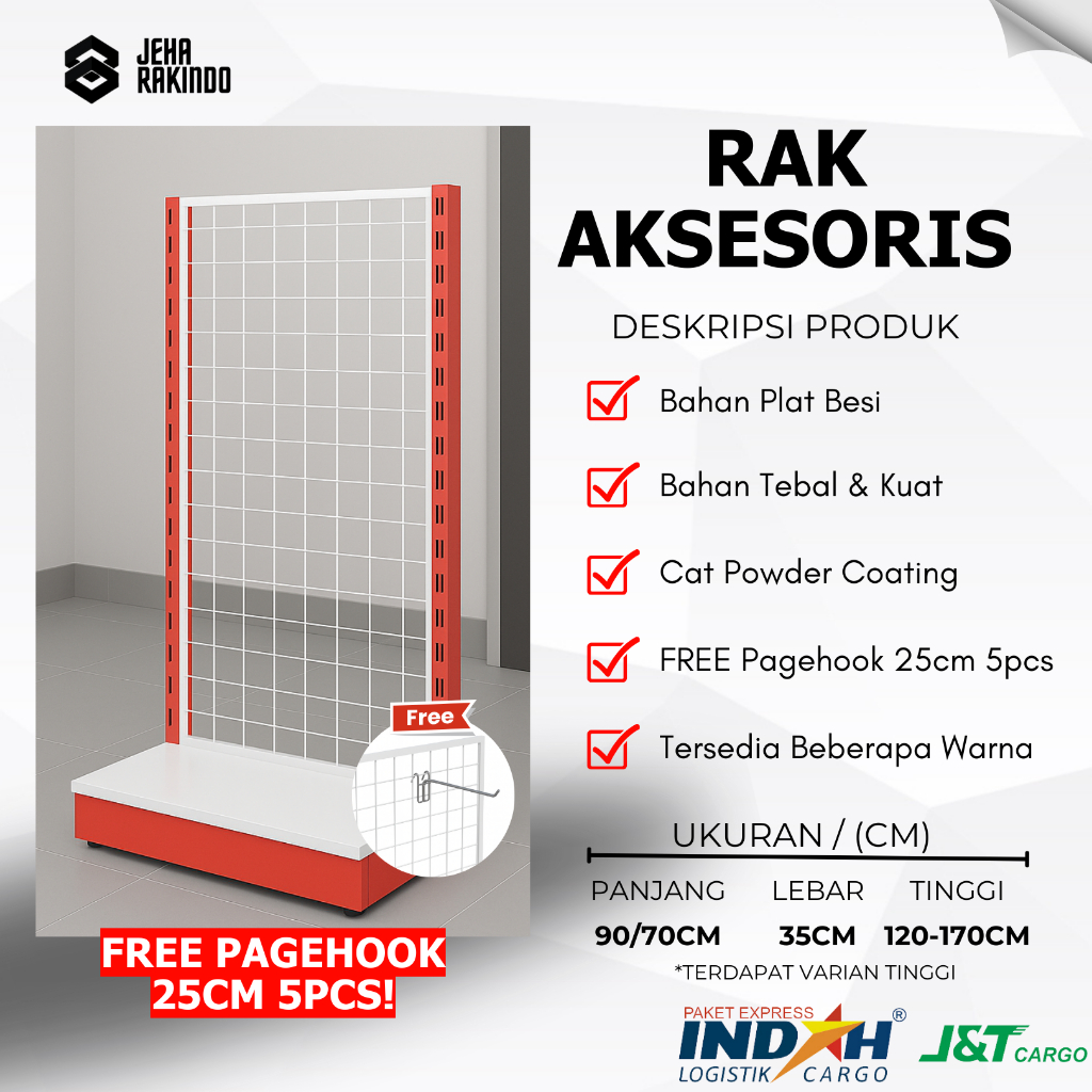 Rak Aksesoris Display Gondola Minimarket Supermarket - Jeha Rakindo