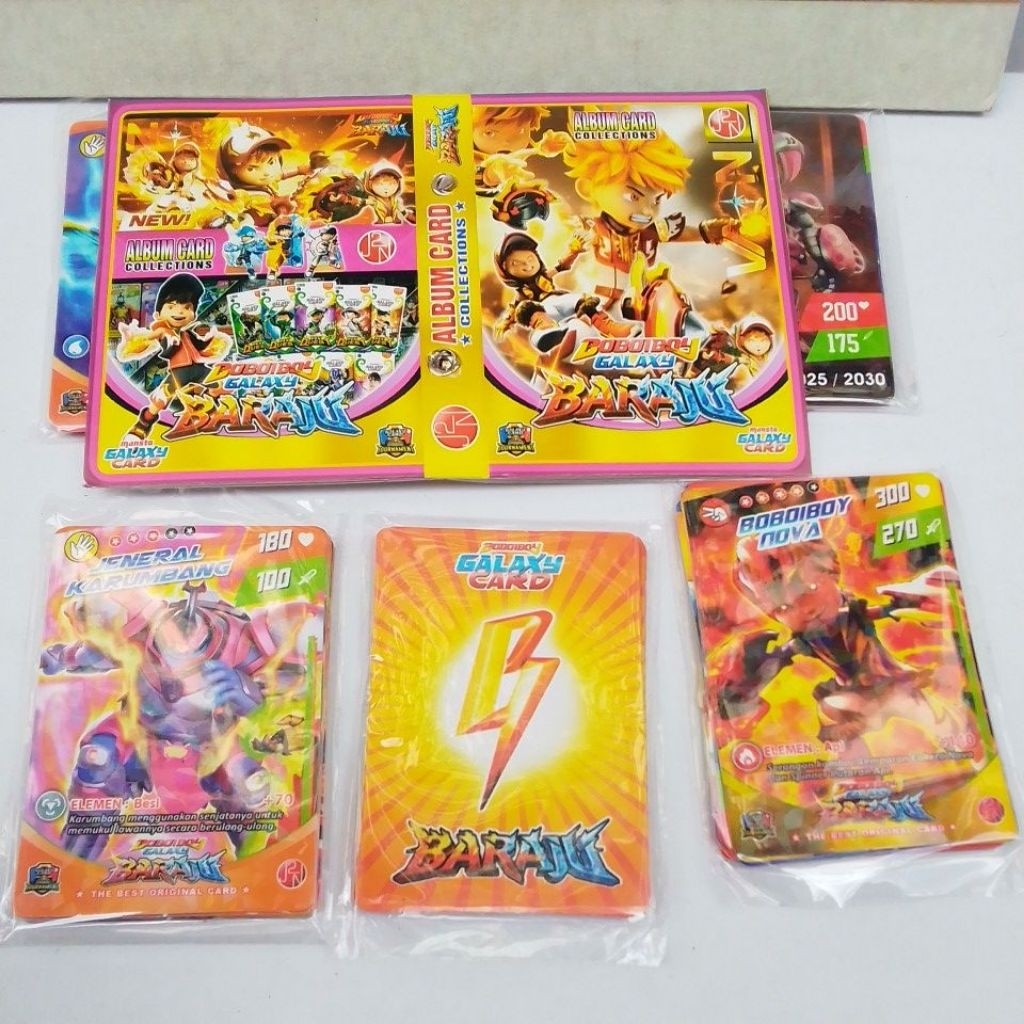 Mainan Kartu Boboiboy Sachet, Album Boboiboy Ayo Di Beli