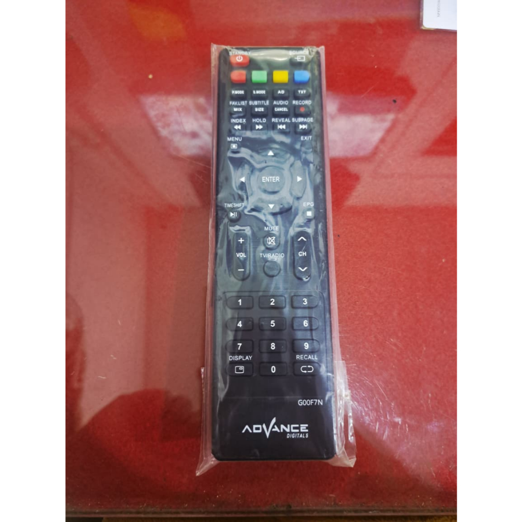 REMOTE TV DIGITAL G00F7N ADVANCE 2401T / 2403M / 2201T / 2402T / 3201T REMOTE TV