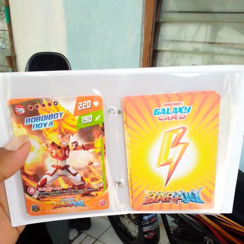 Album Card Boboiboy Sudah Berisi 8 Kartu Boboiboy