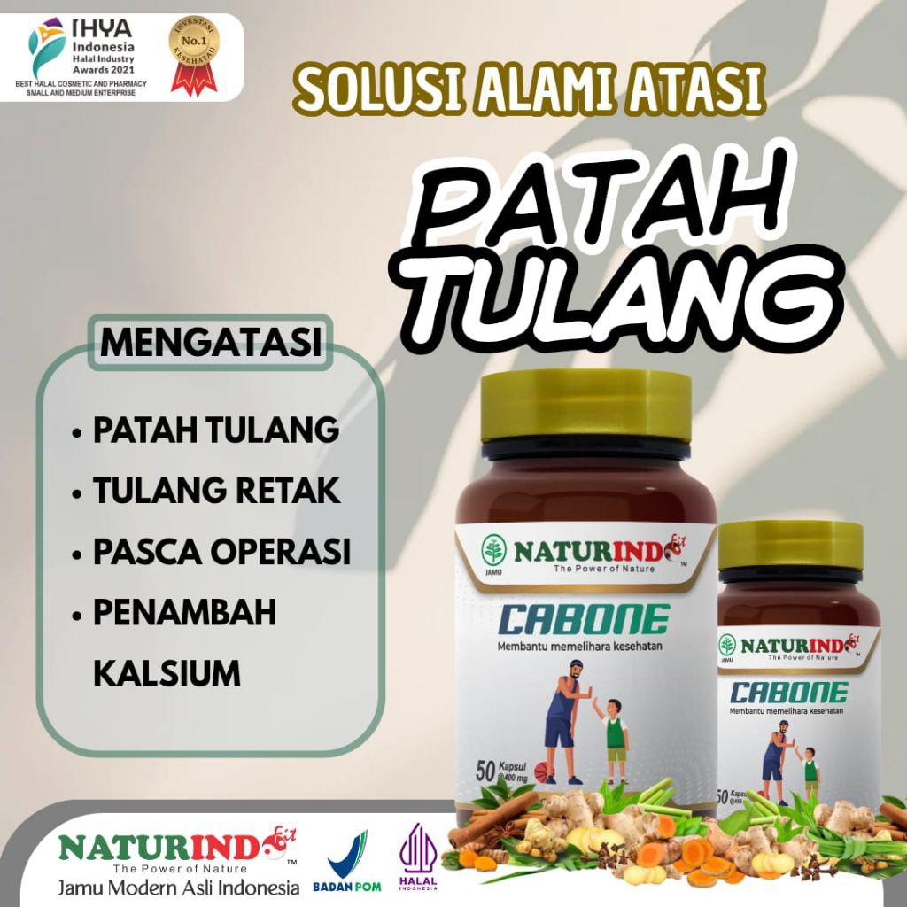 Obat Herbal Patah Tulang dan Retak Obat Penyambung Perekat Tulang Vitamin Penguat Tulang