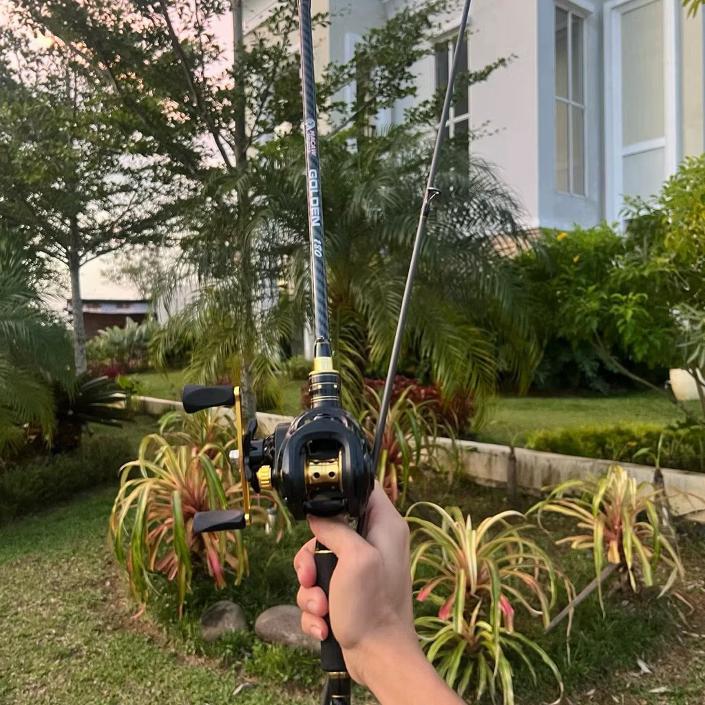 Set pancingan BC Joran Macaw Golden 180 dan Reel BC Macaw Golden 7:2:1 (F6)