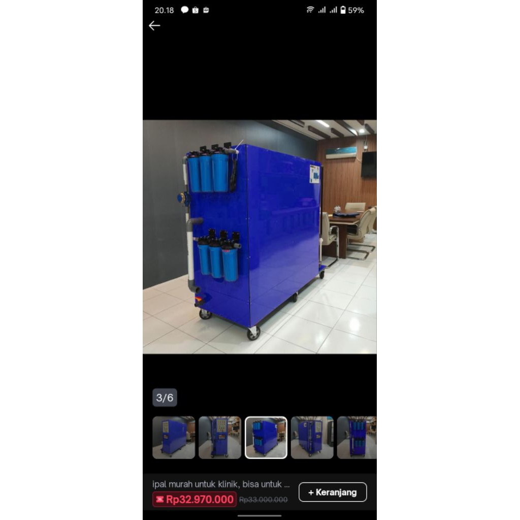 IPAL PORTABLE UNTUK KLINIK GIGI LAB KLINIK