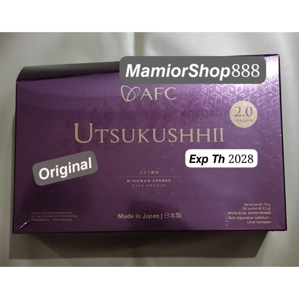 UTSUKUSHII GOLD / HIKARI ORIGINAL AFC JAPAN EXP TH 2028 TERBARU