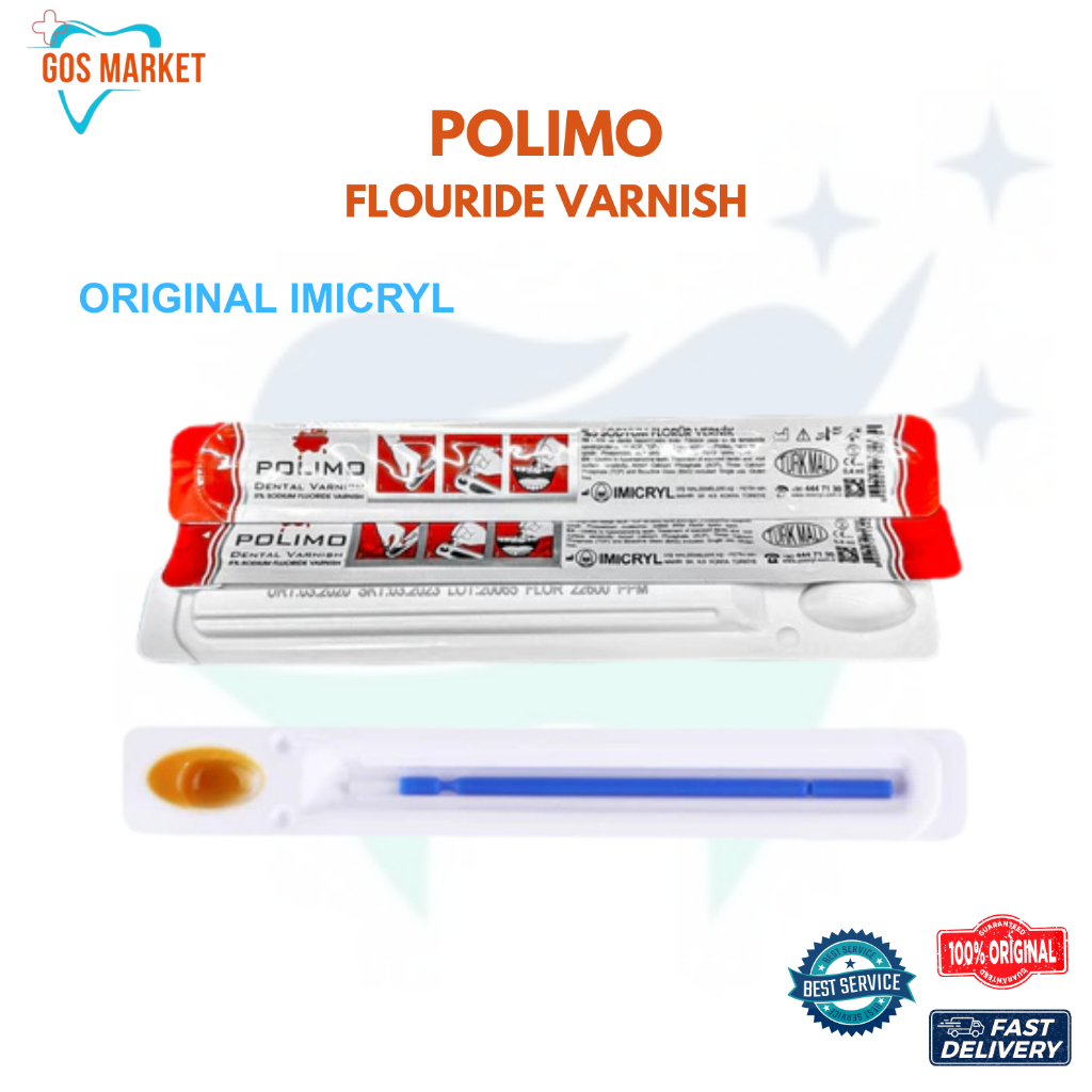 POLIMO FLUORIDE VARNISH / SERUPA 3M CLINPRO WHITE VARNISH ORIGINAL IMICRYL