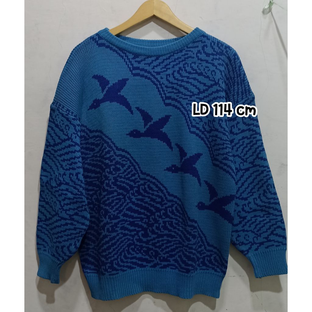 Preloved sweater cowok / baju hangat cowok /baju hangat size XXL / baju rajut dewasa