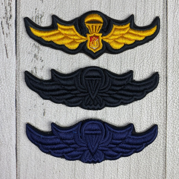 Bet Bordir Timbul BRIMOB Bordir WINGS PARA BRIMOB Timbul 3D Atribut Seragam PDL Cokelat Hijau Hitam