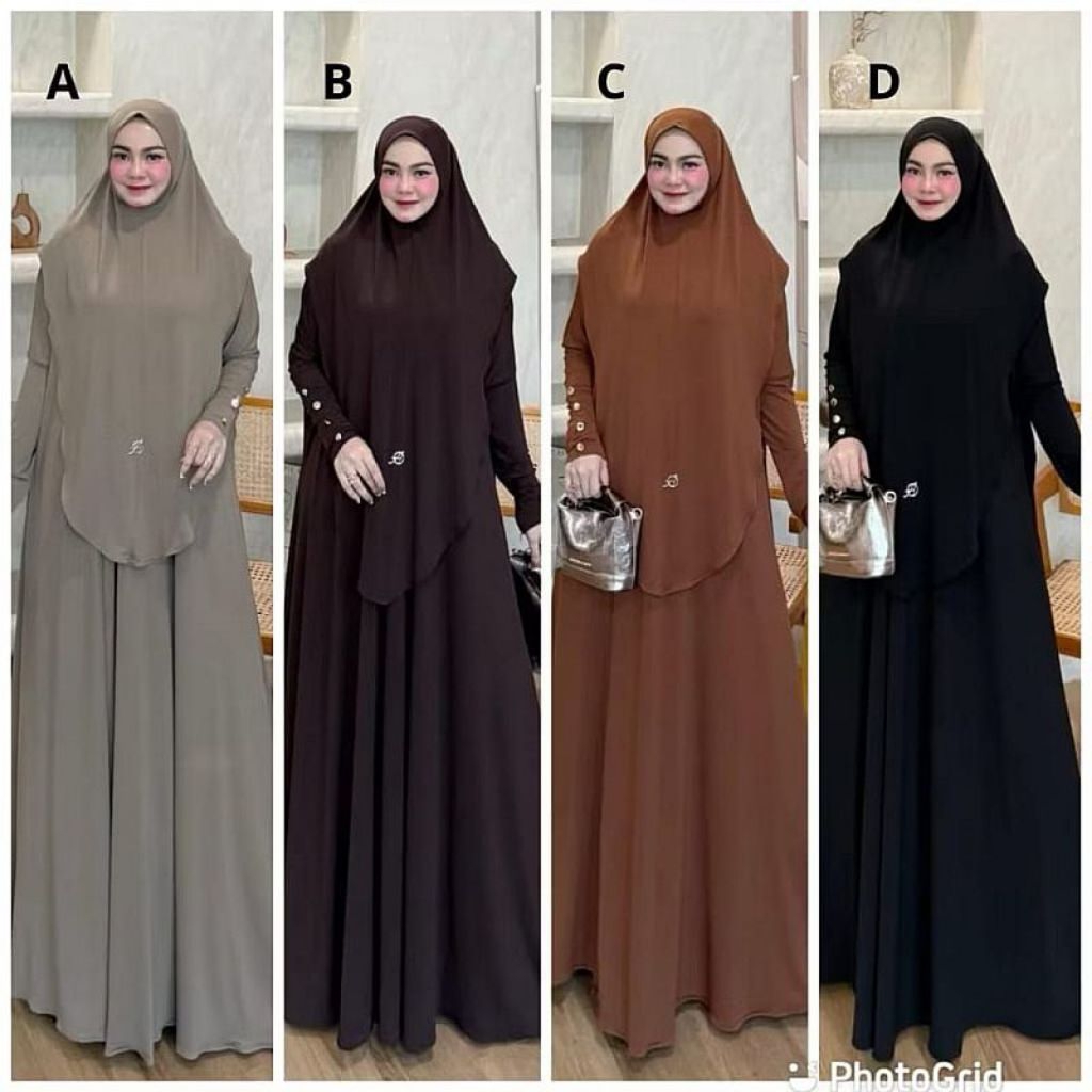 Safera Set Bergo Original Branded By Avrilia hijab