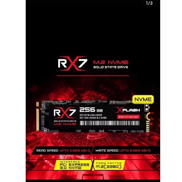 SSD RX7 256GB Second