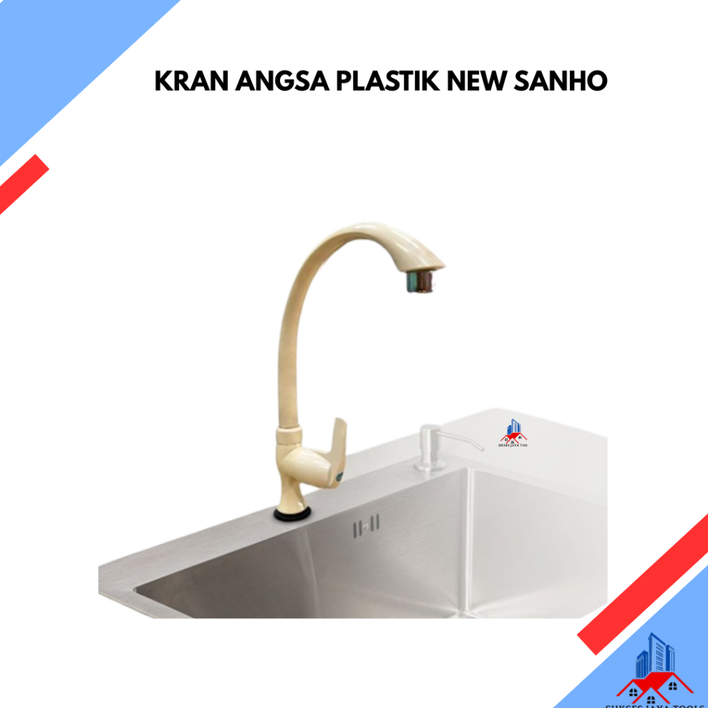 KRAN ANGSA PLASTIK NEW SANHO / KERAN AIR / KRAN AIR / KRAN PLASTIK Pvc