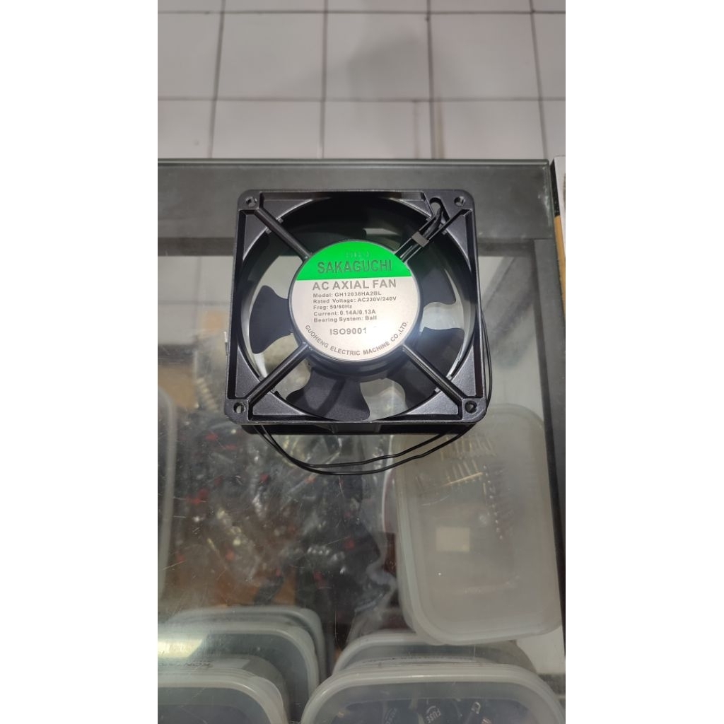 Fan 12x12  ball bearing sakaguchi/fan 12x12 220v ball bearing/kipas 220v ac 12x12