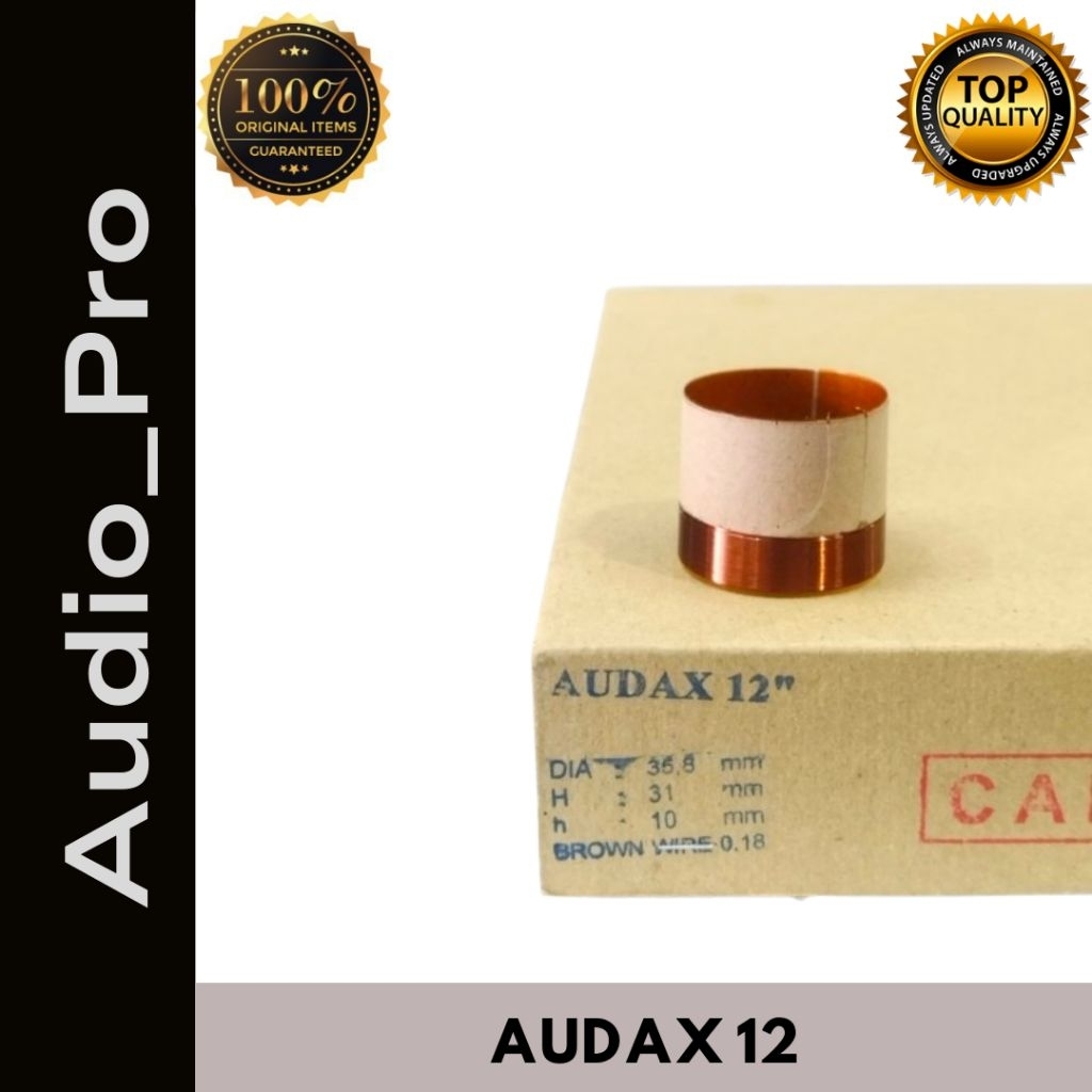 Spul Capton Voice Coil Speaker Audax 12 Inch