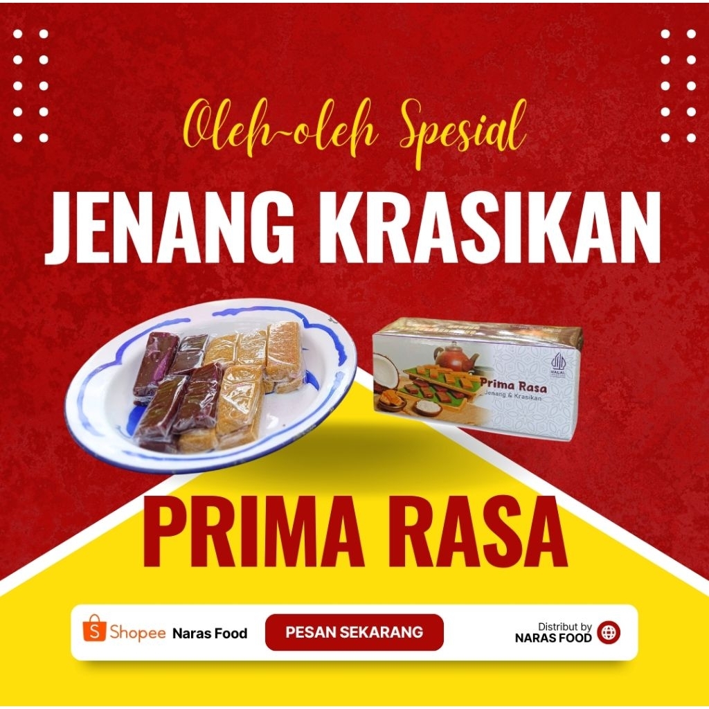 Jenang Krasikan Premium Magelang Prima Rasa | Oleh-Oleh Tradisional Manis Legit 500gr
