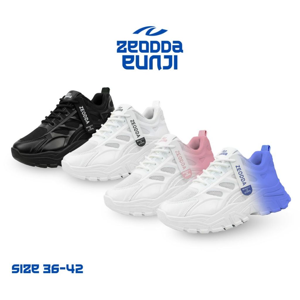 Zeodda "Free Kotak" Eunji Sepatu Sneakers Wanita Casual Korea Style 1033