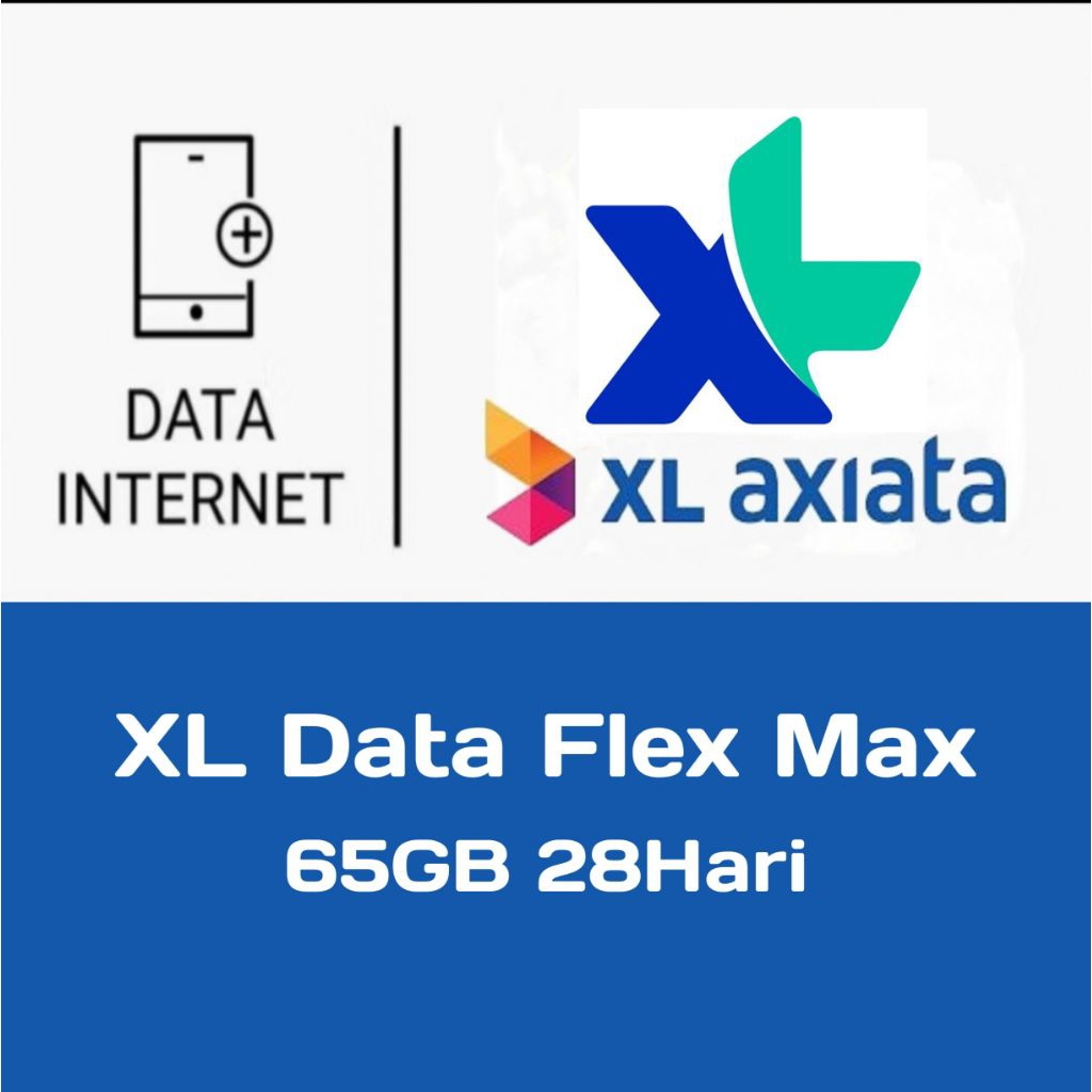Paket/Kuota XL Axiata 65GB 28Hari | XL Data Flex Max