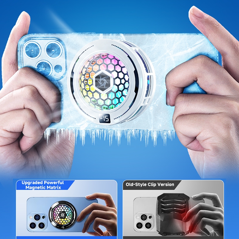 Radiator ponsel Fan Cooler Hp  Magnetic Pendingin Funcooler Ultra Quiet Quickly Cooling Mobile Phone
