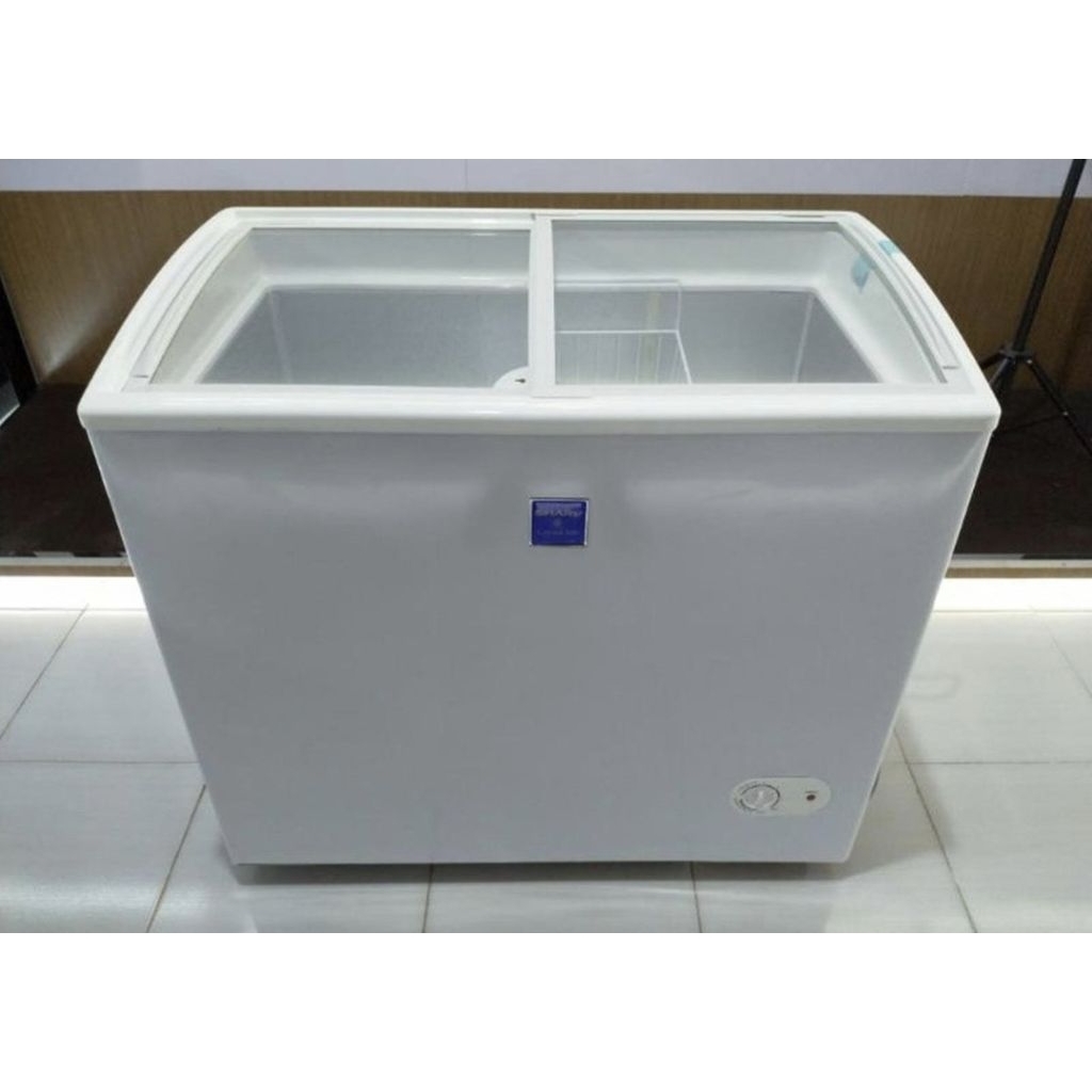 CHEST FREEZER SLIDING GLASS DOOR SHARP FRW 210