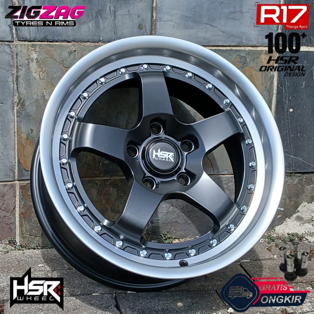 Velg Bintang R17 HSR Bob For Innova Xpander Terios Rush Civic Camry Pelek Ring 17 Palang 5