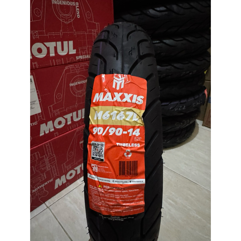 Ban belakang maxxis 90/90-14 tubles utk motor beat beat esp beat lama beat fi beat esp vario125 vari