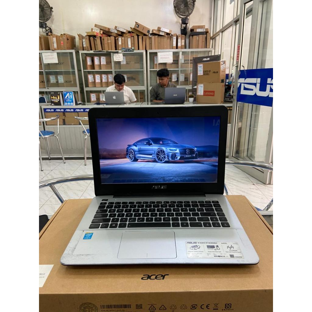 LAPTOP BEKAS ASUS A455L CORE I3 RAM 4GB SSD 128GB HDD 500GB LAYAR 14"INCH SECOND GARANSI