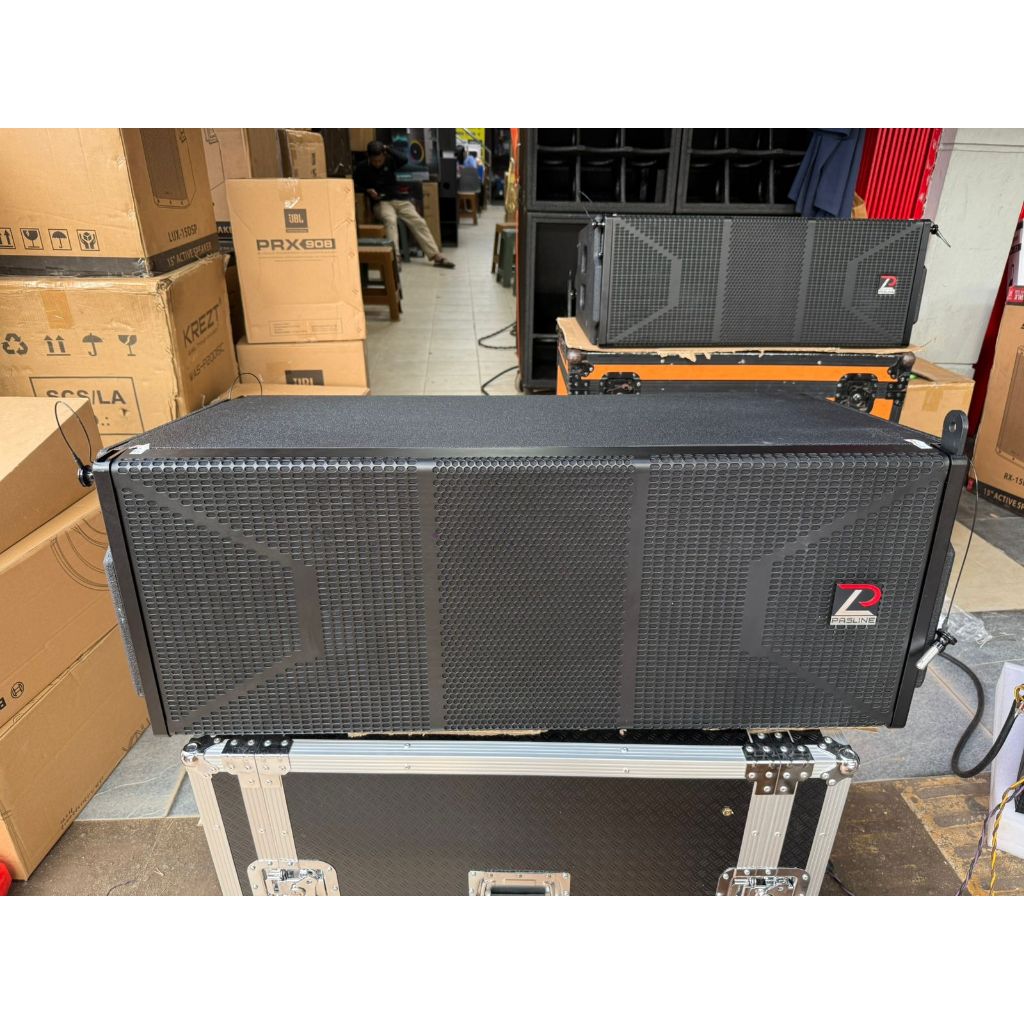 Pasline PL766 / WL-212 Neo Line Array Neodymium - 1 Box + Packing Kayu