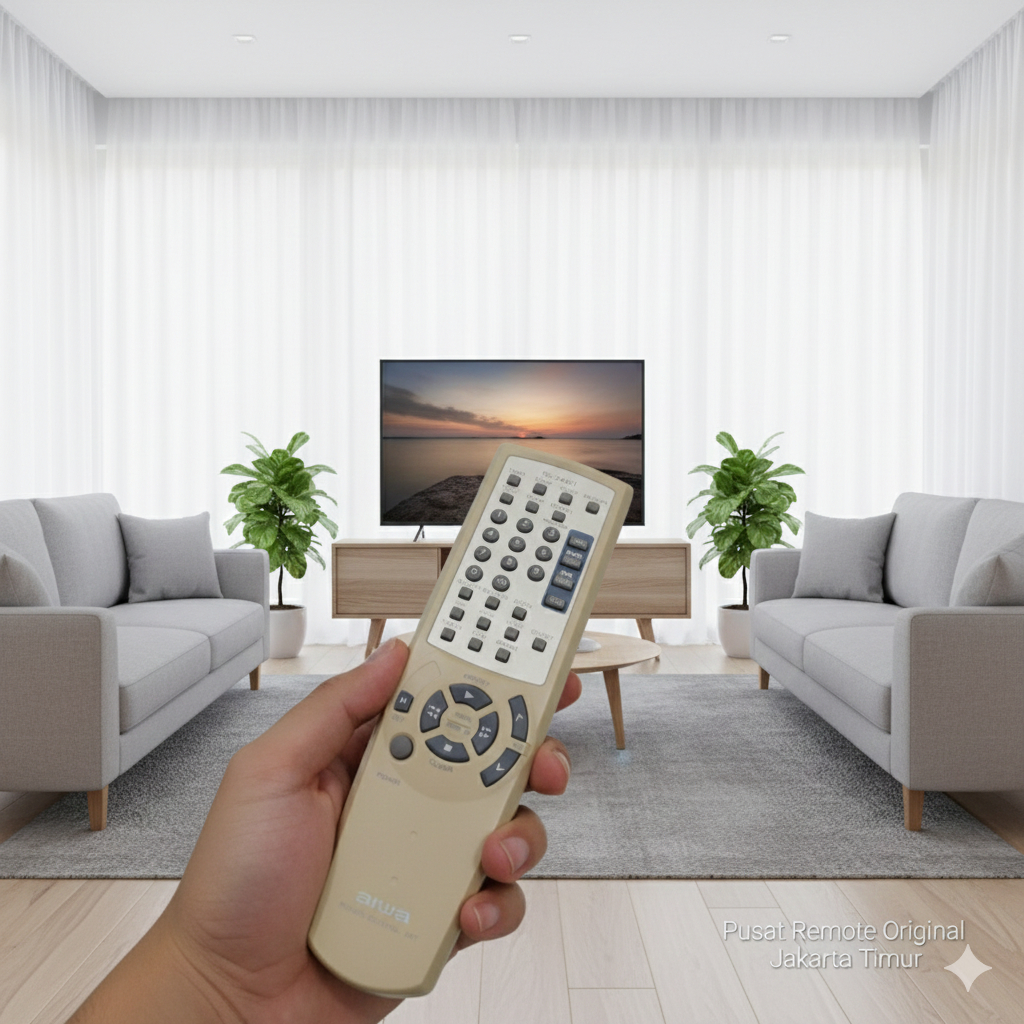 REMOTE REMOT DVD COMPO AIWA RC-ZAS11 ORIGINAL ASLI