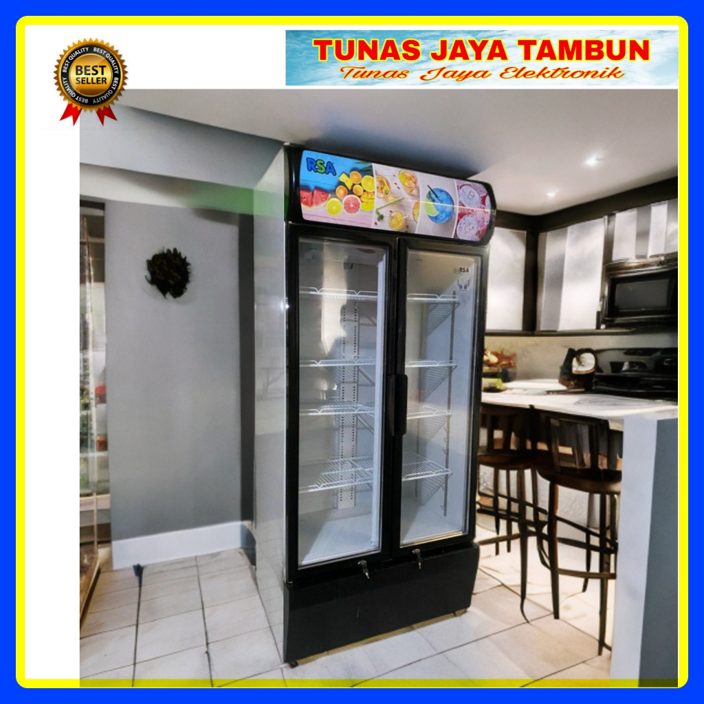 SHOWCASE RSA TOPAZ 600 / SHOWCASE RSA 2 PINTU TOPAZ 600 / SHOWCASE DISPLAY COOLER 568 LITER