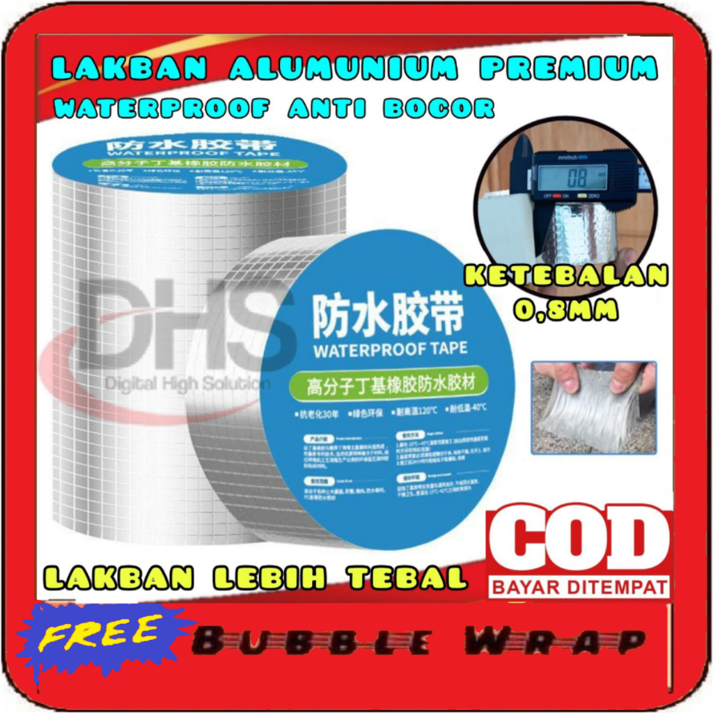 Lakban Anti Bocor Lem Anti Air Lakban Isolasi Anti Bocor Air Super Kuat 10 CM 5 CM X 10 M Isolasi Do
