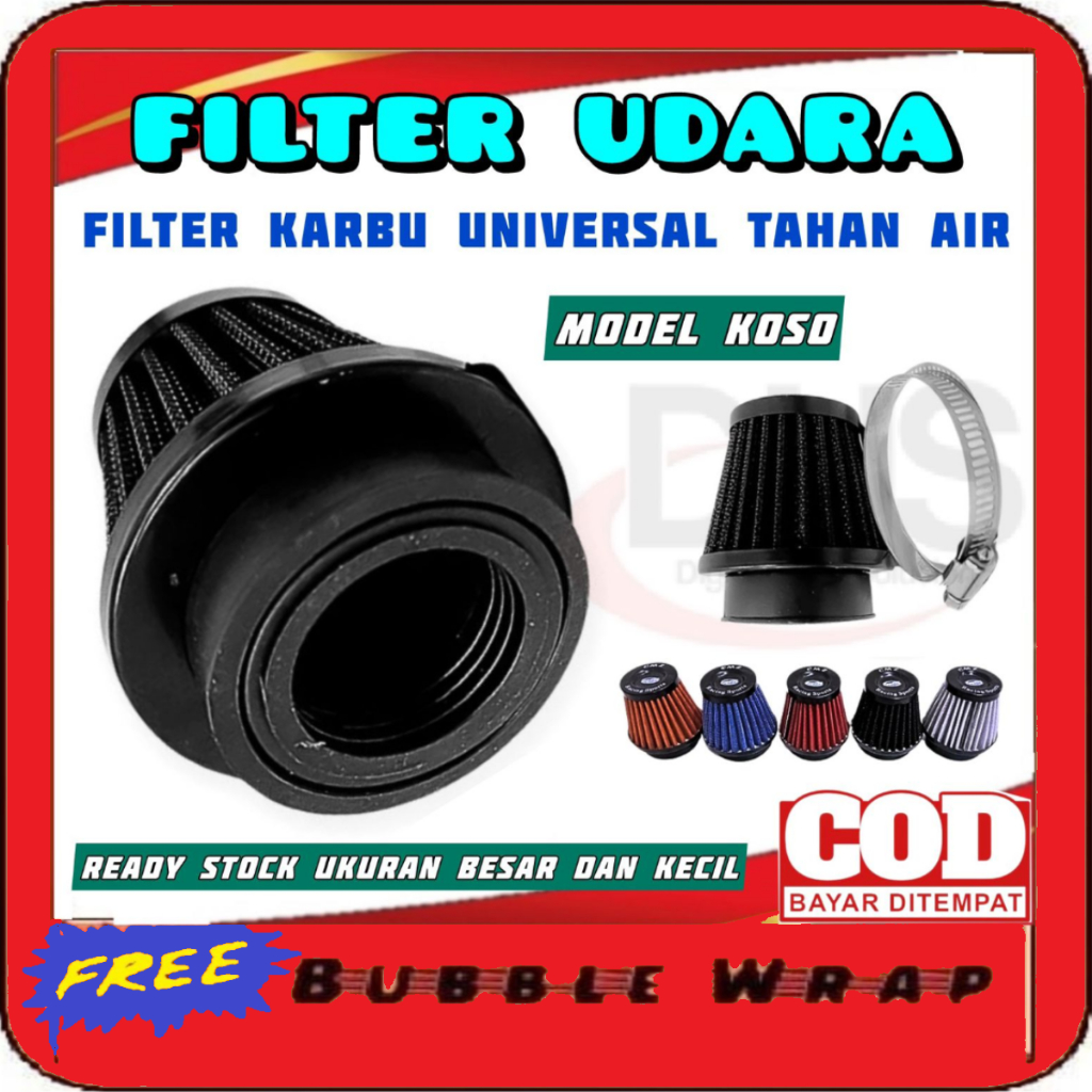 Filter karbu saringan karburator model corong saringan udara variasi pwk pe 24 pe 26 pe 28 universal