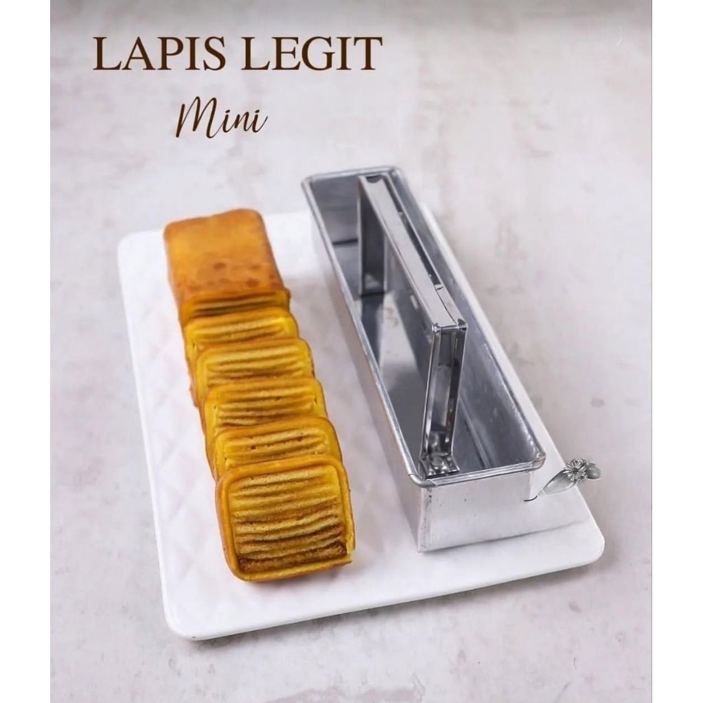 Loyang kue lapis legit mini / Cetakan lapis legit + penekan