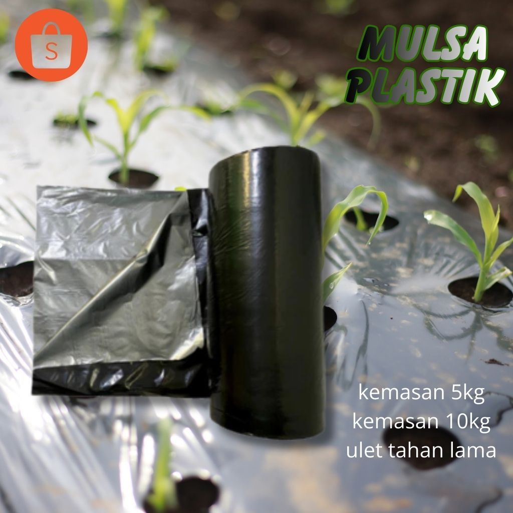 MULSA HITAM PLASTIK UKURAN 5KG/10KG