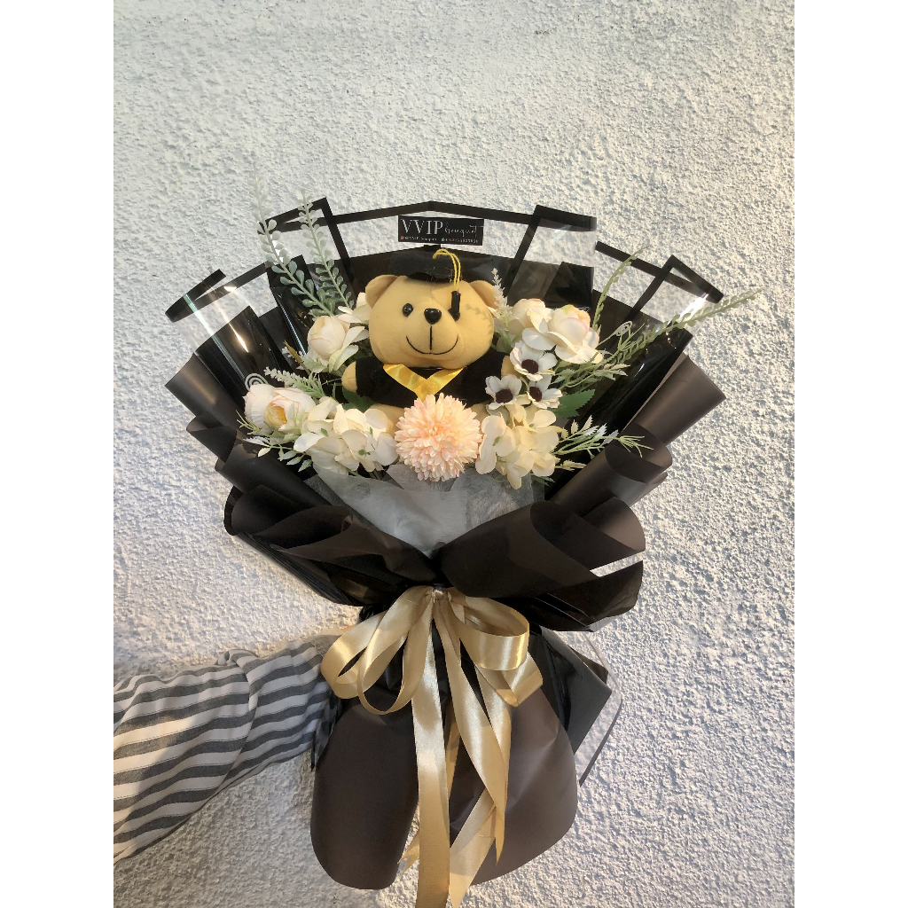 RACHEL DOLL. BUKET BONEKA BUNGA. BUKET BONEKA WISUDA BUNGA. BUKET BONEKA LUCU DAN BUNGA