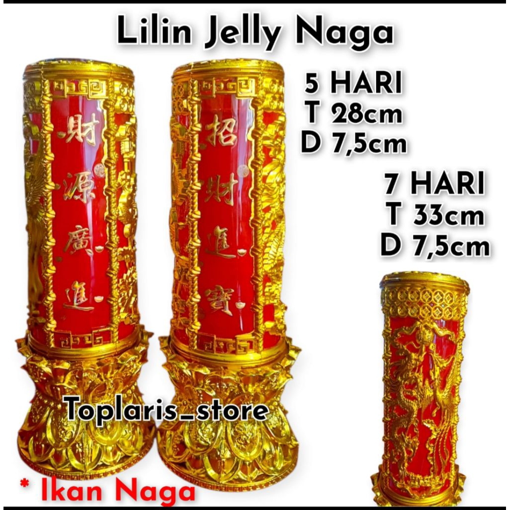 Lilin Jelly Ikan Koi Hoki Timbul 5 Hari / 7 Hari
