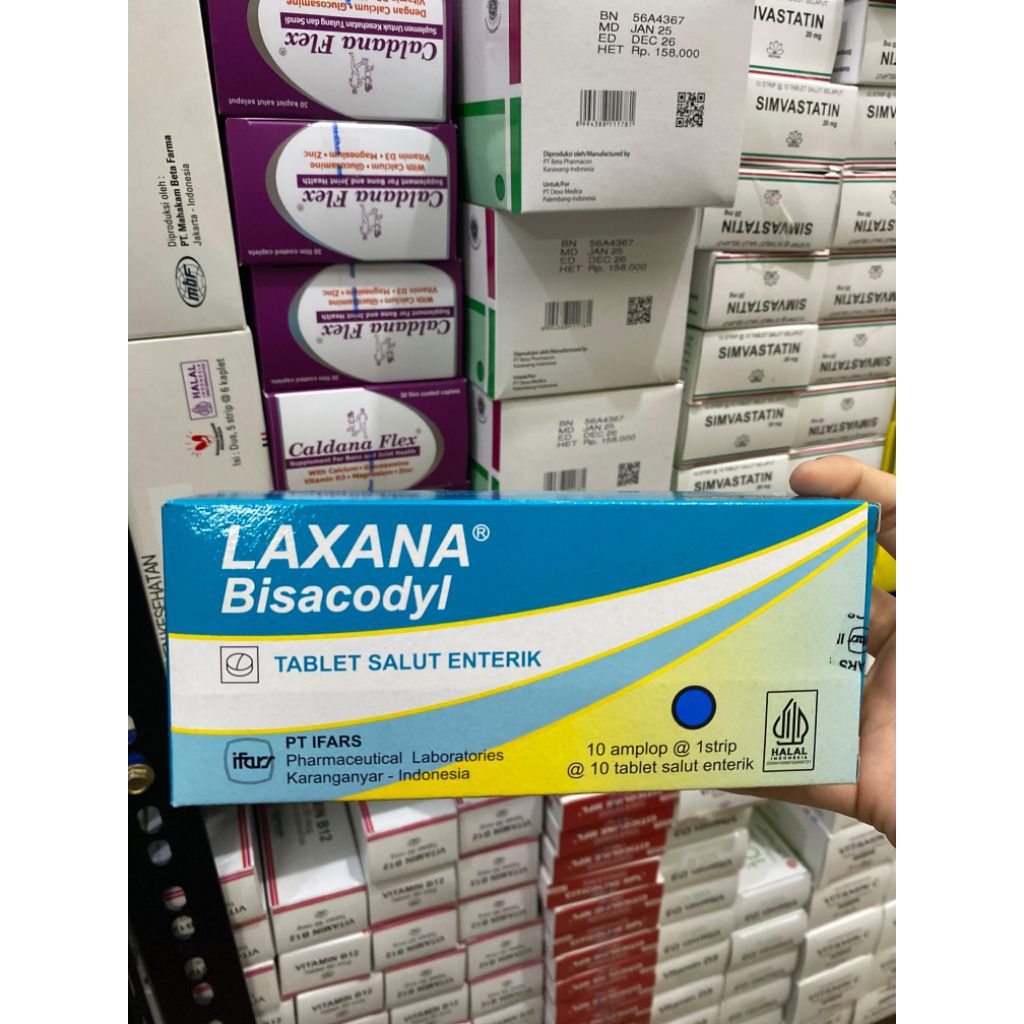 LAXANA TABLET - BISACODYL Box 100 Tablet